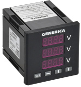 фото Вольтметр  GENERICA IDV11-5-3-3-LED-G