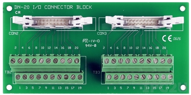 

Плата ICP DAS DN-20/N CR I/O Connector Blok, DN-20/N CR