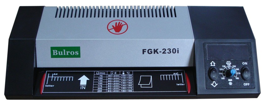 

Ламинатор Bulros FGK-230i пакетный, FGK-230i