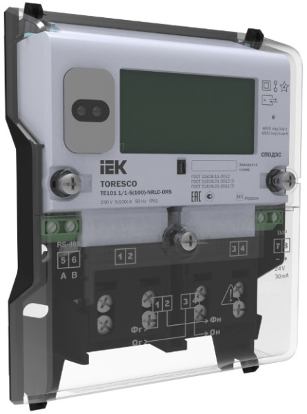 Изображение товара Счетчик электроэнергии IEK TR-TE101-100-1-G