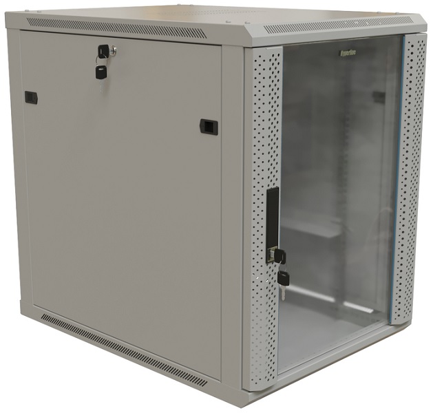 

Шкаф настенный 19", 12U Hyperline TWB-1268-GP-RAL7035 650x600х800мм, стеклянная дверь с перфорацией по бокам, ручка с замком, цвет серый (RAL 7035) (р, TWB-1268-GP-RAL7035
