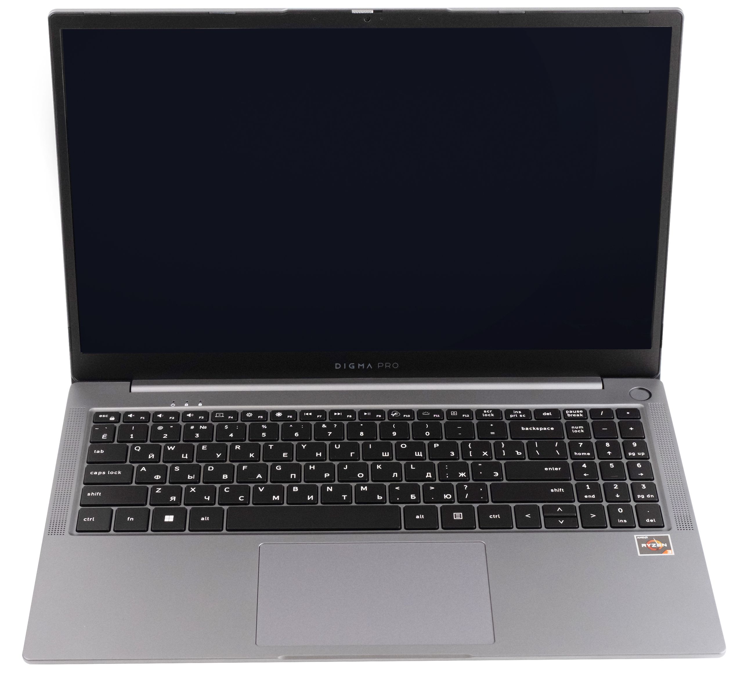 

Ноутбук Digma Digma Pro Parvus M DN15R3-8CXW03 Ryzen 3 3200U/8GB/256GB SSD/Radeon Graphics/15.6" IPS FHD/WiFi/BT/cam/Win11Pro/dk.grey, Digma Pro Parvus M