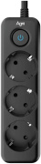 фото Сетевой фильтр  AGNI TP-FD3E-5m-black