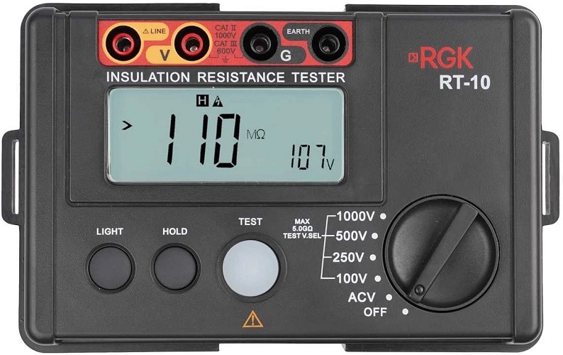 

Мегаомметр RGK rt-10, rt-10