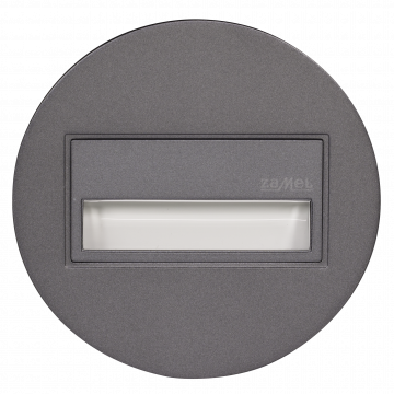 

Светильник Zamel 13-211-32 SONA Графит/Тепл.бел. в монт.коробку, с круглой рамкой 14V DC, 13-211-32
