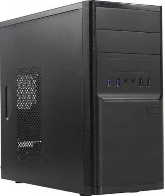 

Корпус mATX Powerman ES701 6198910 черный, PM-600ATX-F, ES701