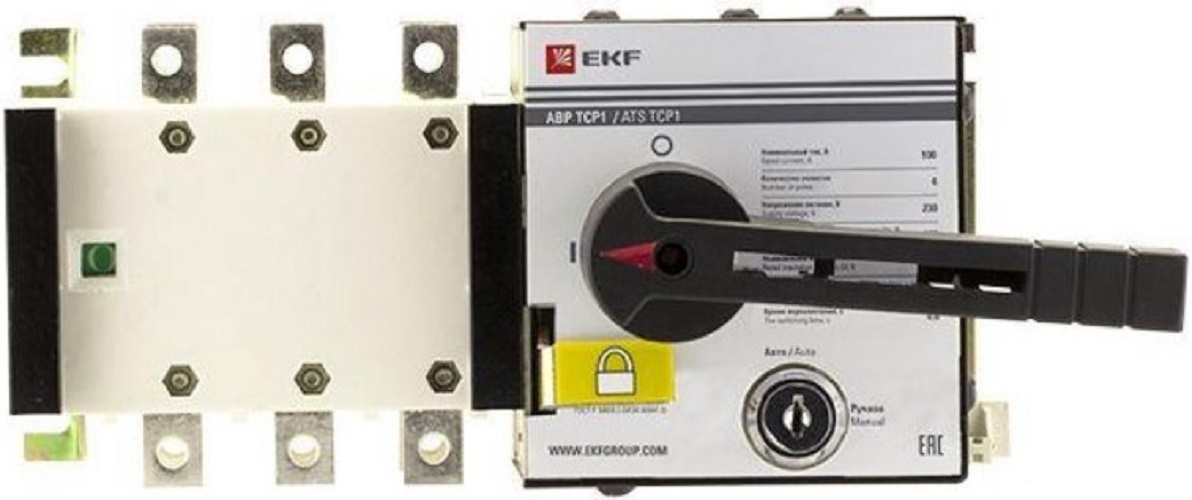 

Автоматический ввод резерва EKF ats-tsr1-160A-3p-pro АВР ТСР1 160А 3Р 230В, ats-tsr1-160A-3p-pro