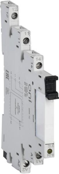 Изображение товара Интерфейсное реле ONI ORK-1-1C-DC24V для автоматизации и систем управления