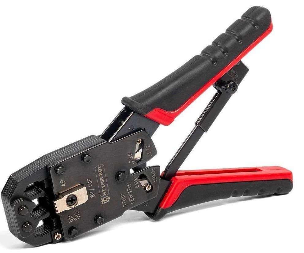 

Пресс-клещи КВТ 86603 для RJ разъемов HT-200R серия ПРОФИ, 86603