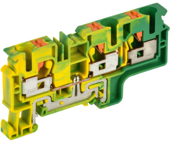 Изображение товара Клеммная колодка IEK YCT22-03-3-K52-010 с Push-In для Din-рейки