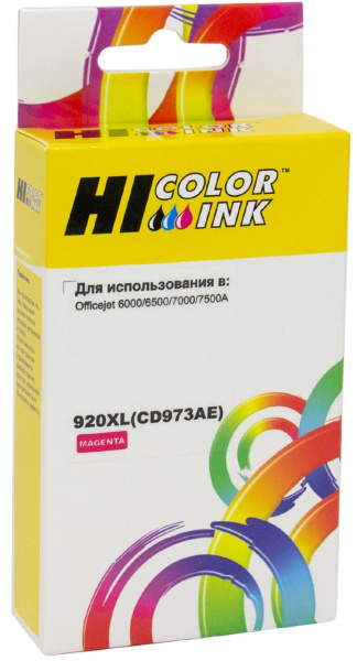 Изображение товара Картридж Hi-Black CD973AE для HP OfficeJet 6000, 6500, 7000 цветной