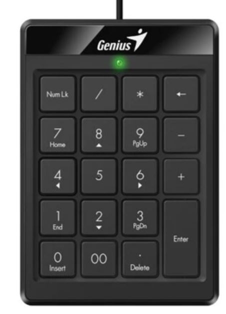 

Цифровой блок клавиатуры Genius NumPad 110 31300016400 19 клавиш, USB, black, NumPad 110