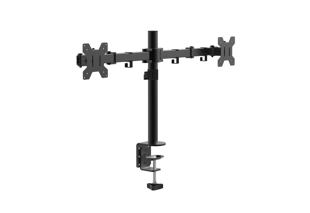 

Кронштейн Filum FL-DM001DB, двойной, VESA: 75x75/100x100, для диагонали 10"-32", два типа крепления, макс. нагрузка 10кг, черный, FL-DM001DB