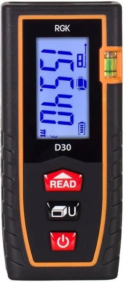 

Дальномер лазерный RGK D30 С ПОВЕРКОЙ 755627 RGK, D30 С ПОВЕРКОЙ