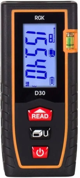 Изображение товара Дальномер RGK D30 с защитой для точных измерений в строительстве и туризме