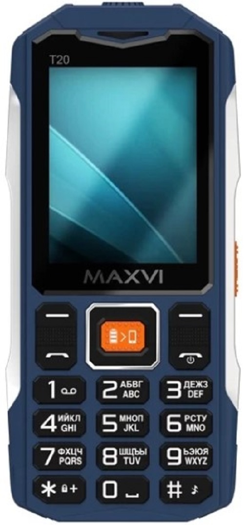 

Мобильный телефон MAXVI T20 4620039118246 blue, T20