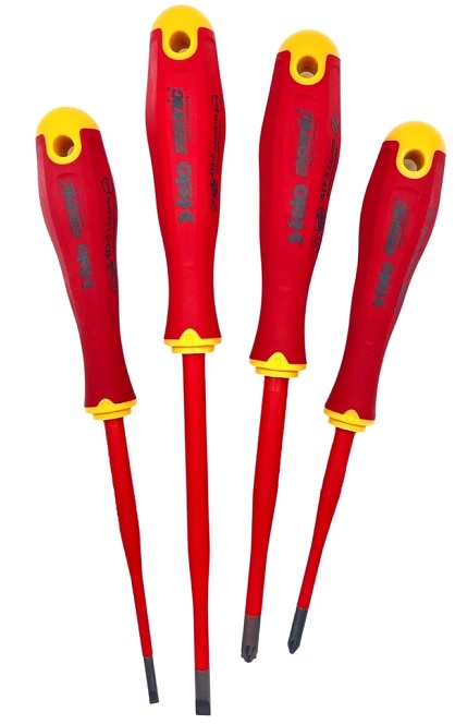

Набор отверток Felo 41784198 диэлектрических Ergonic E-SLIM SL/Z, 4шт, 41784198