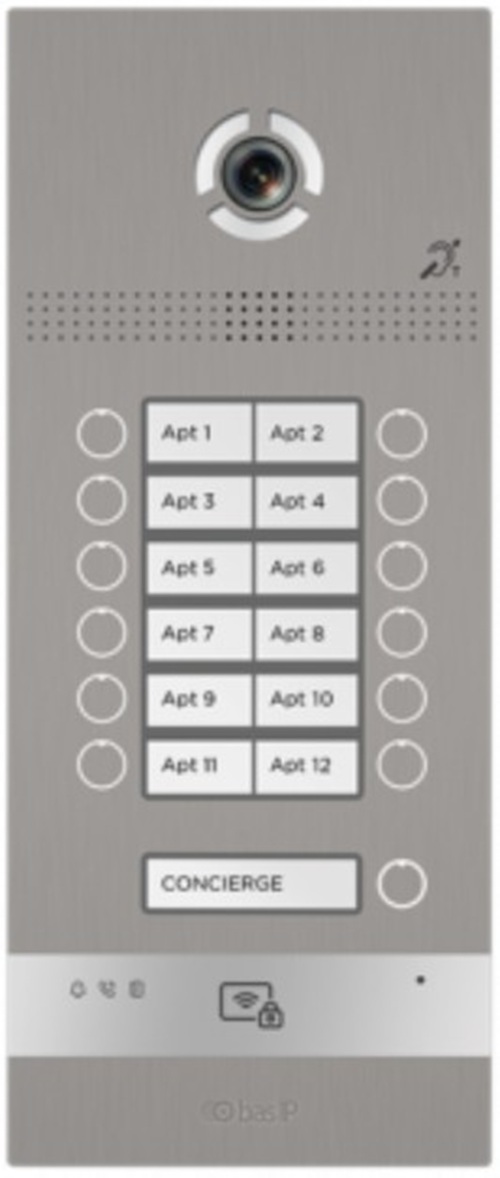 Вызывная панель,BAS-IP,BI-12FBI Silver