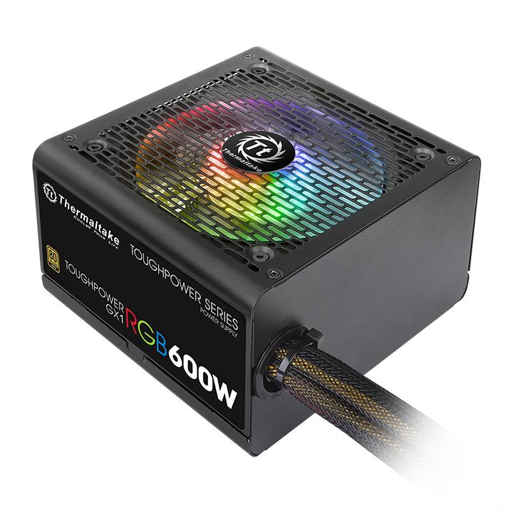 

Блок питания ATX Thermaltake Toughpower GX1 RGB 600W PS-TPD-0600NHFAGE-1 600W v.2.4, A.PFS, EPS v2.92, 80 Plus Gold, вентилятор 120мм, Toughpower GX1 RGB 600W