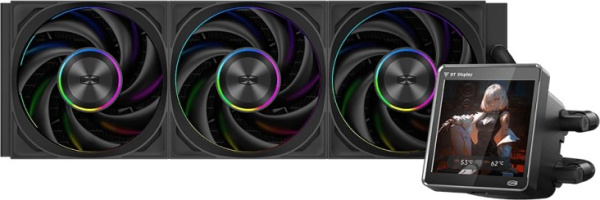 Изображение товара Система охлаждения PCCooler DT360 ARGB Display BK с дисплеем