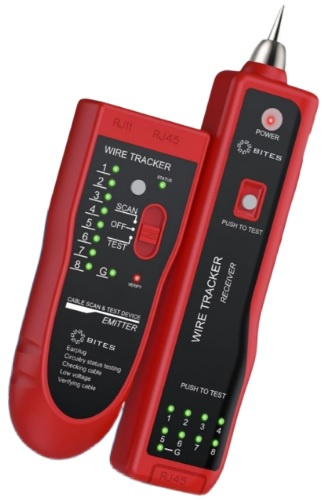 Изображение товара Кабельный тестер 5bites LY-CT026 для проверки витых пар и телефонных кабелей