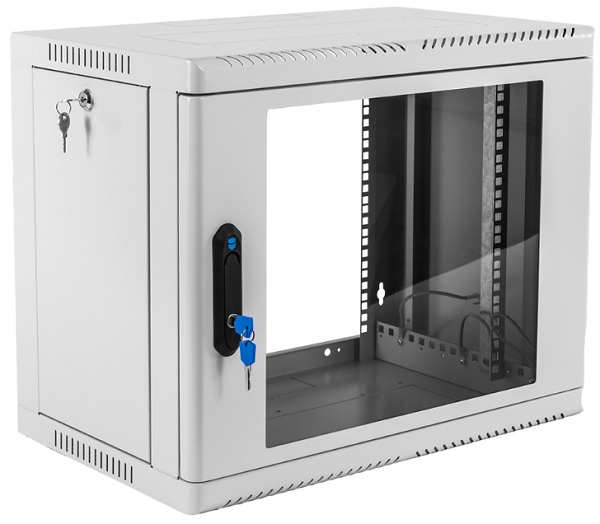 

Шкаф настенный 19", 12U ЦМО ШРН-12.500 телекоммуникационный сварной (600 × 500) съёмные стенки, дверь стекло, ШРН-12.500