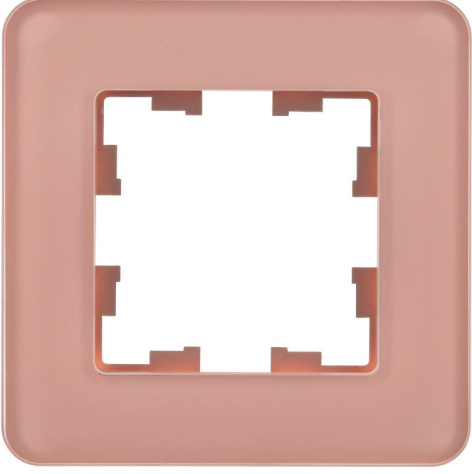 Изображение товара Рамка одинарная IEK BR-M12-G-41-K97 серия BRITE дымчатая