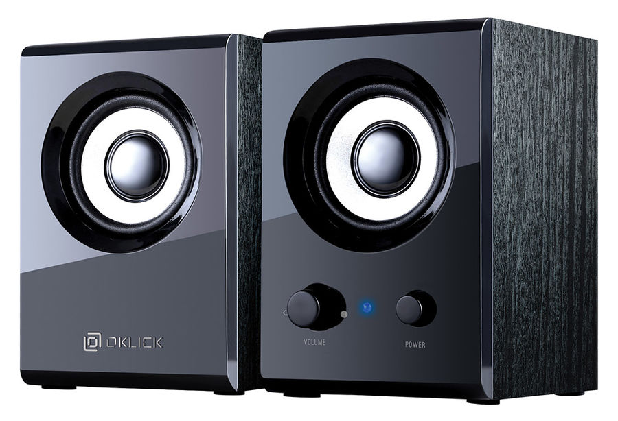 

Компьютерная акустика 2.0 Oklick OK-160 D3 черный, 6 Вт, OK-160