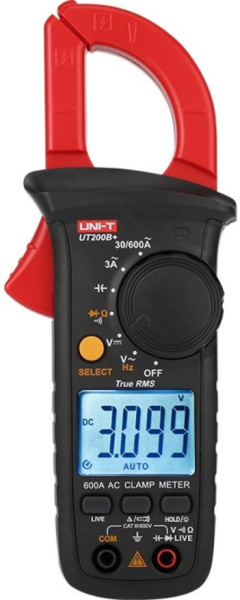Изображение товара Токовые клещи UNI-T UT200A+ для измерения тока и напряжения