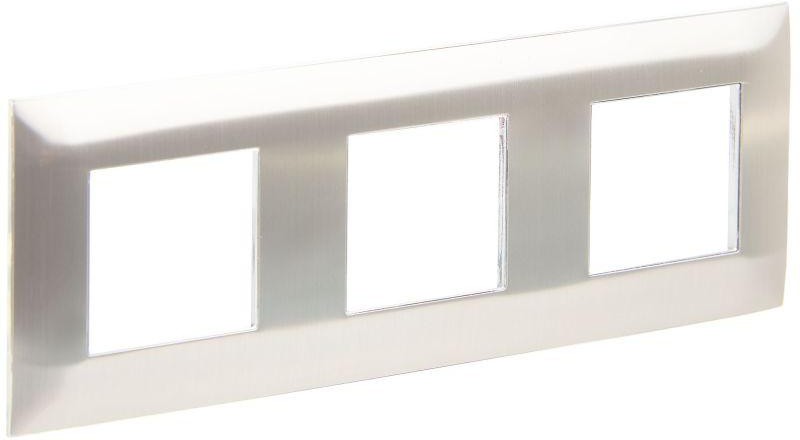 

Рамка тройная IEK SK-M32-M-K50 SKANDY SK-F33N металл никель, SK-M32-M-K50