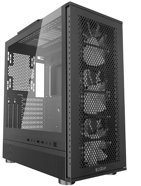 

Корпус eATX PCCooler ME200 без БП, боковая панель из закалённого стекла, USB 3.0, 2*USB 2.0, ME200