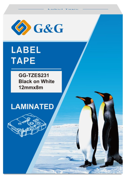 Изображение товара Картридж ленточный G&G GG-TZES231 для Brother 1010, 1280, 1280VP, 2700VP