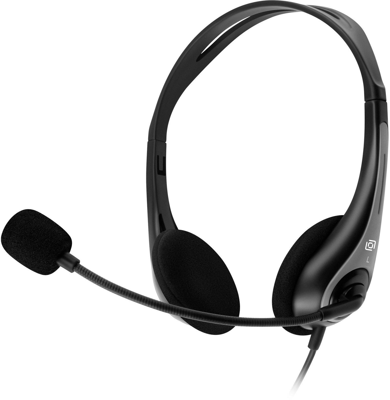 

Гарнитура Oklick HS-M300 Oklick 1876323 черный/серый 1.8м накладные оголовье (1876323), HS-M300