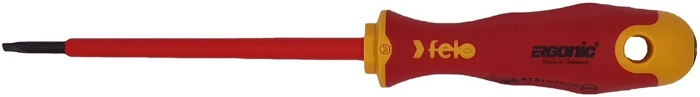 

Отвертка диэлектрическая Felo 41303590 Ergonic плоская шлицевая 3,5X0,6X100, 41303590