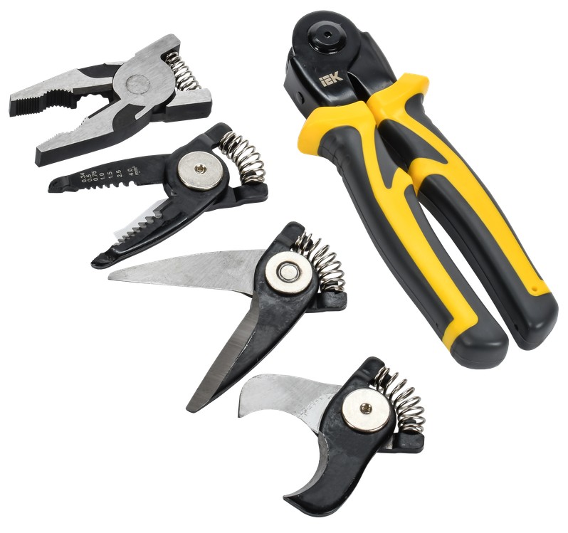 

Пассатижи IEK A2L3-NP10-K1-N04-04 ARMATOOL многофункциональные с насадками 4в1 K1, A2L3-NP10-K1-N04-04