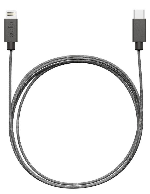 

Кабель Sudio C1-L 60W USB-C to Lightning Charging Cable. длина: 1.8м. цвет: черный, C1-L