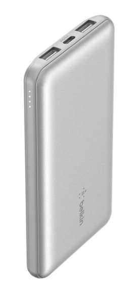 

Аккумулятор внешний Belkin BPB011btGY 10000mAh 2*USB-A&USB-C 15W. Цвет: серый космос, BPB011btGY