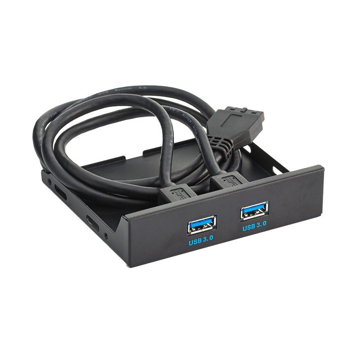 

Планка Exegate 3H-615 EX280446RUS USB на переднюю панель, 3,5", 2*USB3.0, черная, металл, подсоединение к мат. плате, 3H-615