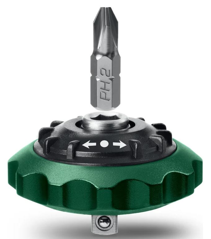 

Трещотка Kraftool Space Ratchet 25890 Kraftool суперкомпактная реверсивная для бит и головок, Space Ratchet