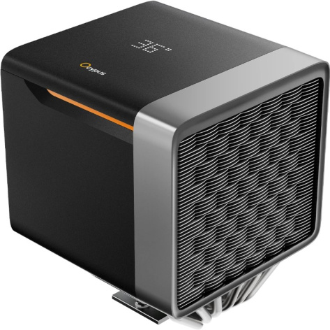 Изображение товара Кулер для процессора Ocypus Delta A62 EX BK Digital с двумя вентиляторами и тихой работой