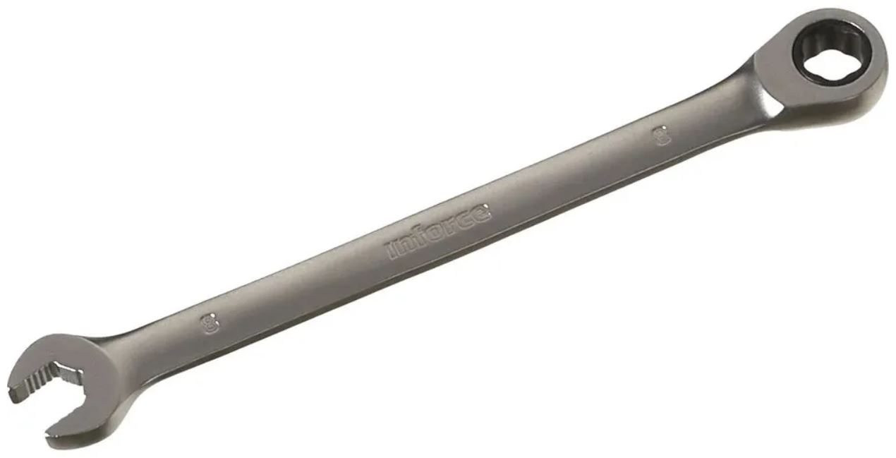 

Ключ трещоточный комбинированный Inforce 06-05-80 8мм, 06-05-80