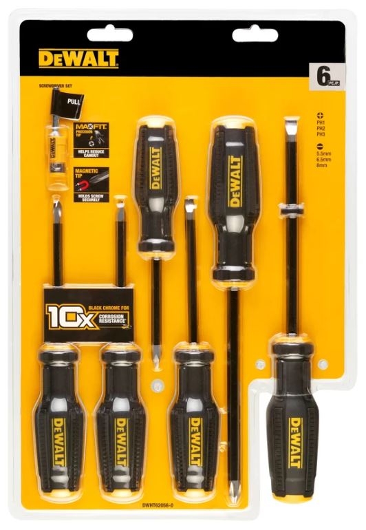 

Набор отверток DeWALT DWHT62056-0 6шт, DWHT62056-0