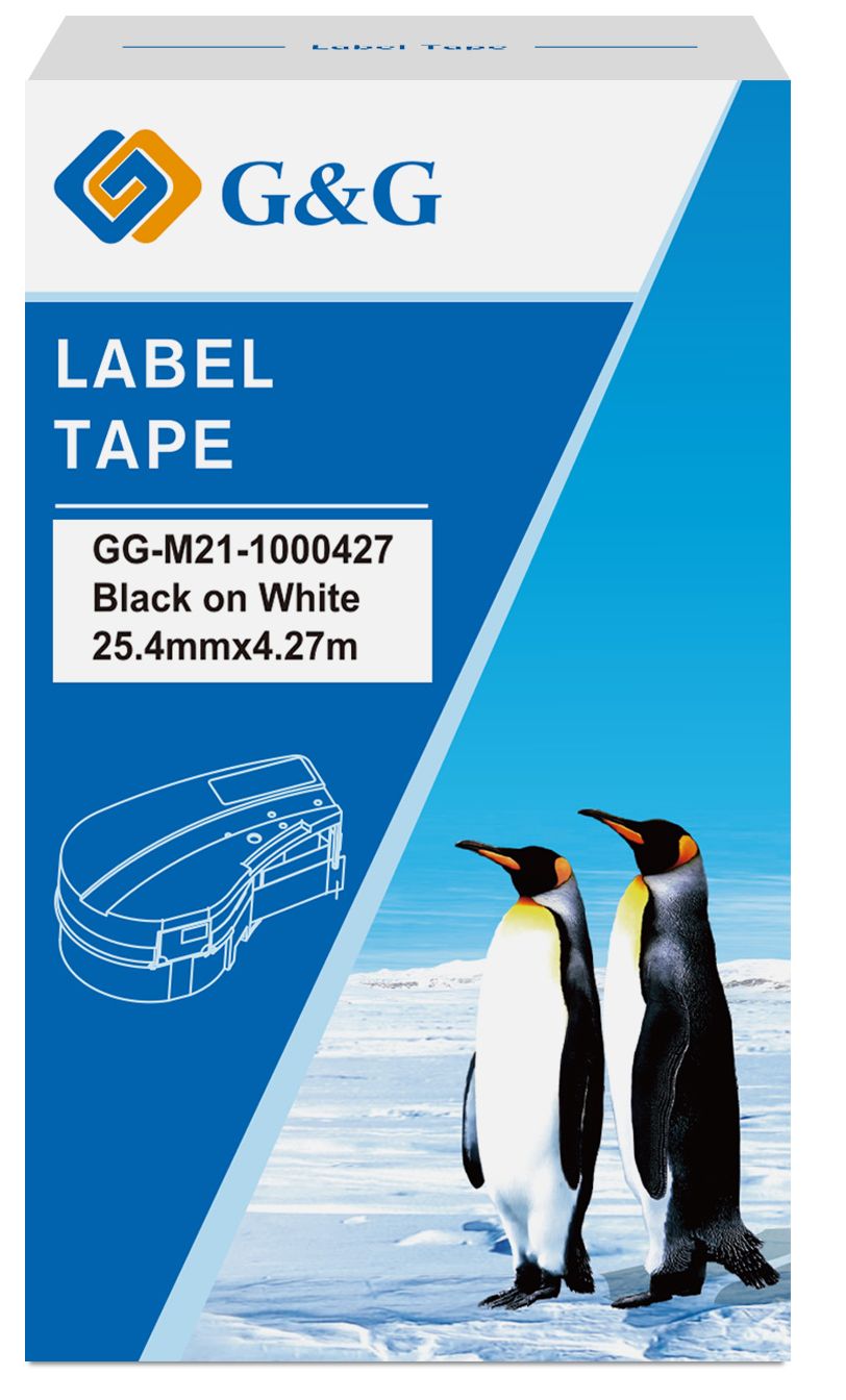 

Картридж ленточный G&G GG-M21-1000427 черный на белом 25.4x4.27 для Brady BMP21-PLUS, BMP21, BMP21-LAB, GG-M21-1000427