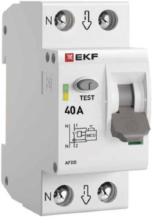 

Устройство защиты от дугового пробоя EKF afdd-2-40-pro УЗДП 1P+N 40А PROxima, afdd-2-40-pro