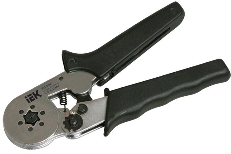 

Пресс-клещи IEK TKL10-D6 обжимные 0.5-6мм.кв шестигранный наконечник-гильза КО-08Е, TKL10-D6