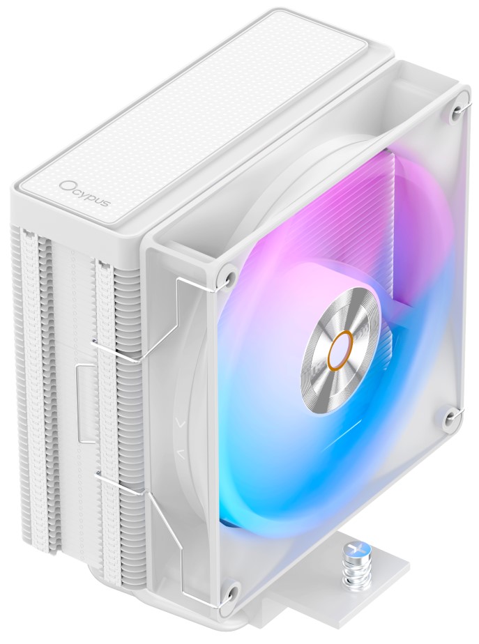 

Кулер Ocypus Delta-A40-WH ARGB LGA115x/1200/1700/1851/AM4/AM5 (TDP 220W, 500-2000rpm, 73CFM, 29dBa, 4-pin PWM, 120x120mm, white), Delta-A40-WH ARGB