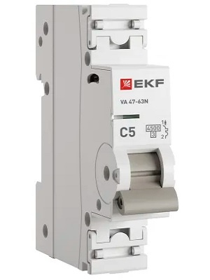 Изображение товара Автоматический выключатель EKF M634105C для защиты электрических сетей