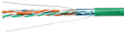 фото Кабель витая пара F/UTP 5e кат. 4 пары  Cabeus FTP-4P-Cat.5e-SOLID-LSLTx-GN