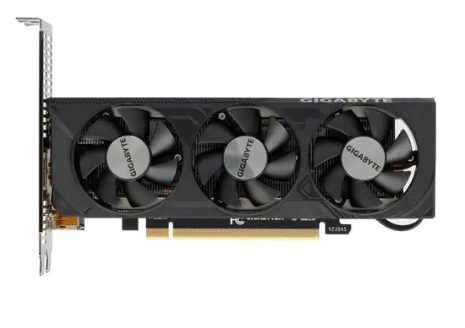 

Видеокарта PCI-E GIGABYTE GeForce RTX 4060 OC Low Profile (GV-N4060OC-8GL) 8GB GDDR6 128bit 5nm 1830/17000MHz 2*DP/2*HDMI RTL, GeForce RTX 4060 OC Low Profile (GV-N4060OC-8GL)