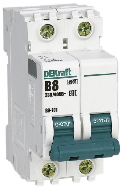 Изображение товара Автоматический выключатель DEKraft 11207DEK для защиты электросистем
